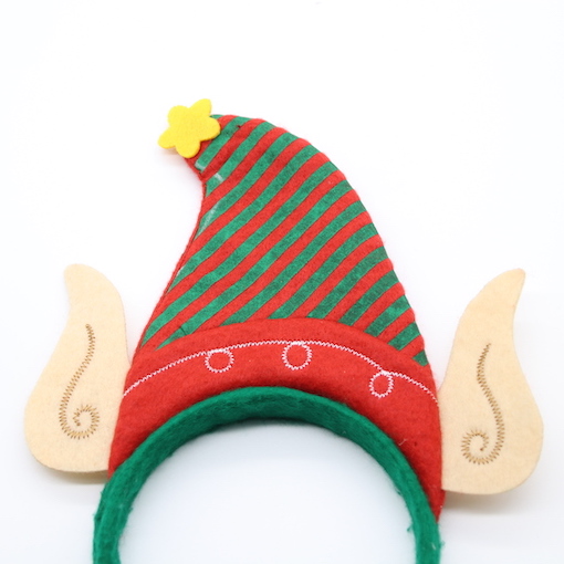 HPCM2007 Headband Chrismas Costume Party Elf Shape