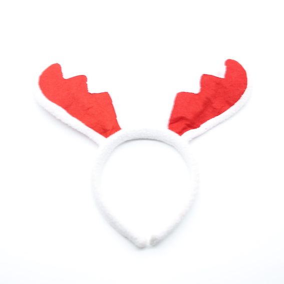 HPCM200402 Chrismas Headband Costume Party White Antler Shape