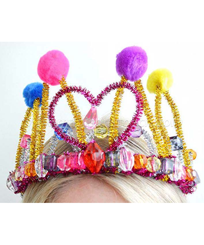 KT1601SD Make Your Own Tiara Chenille Crown