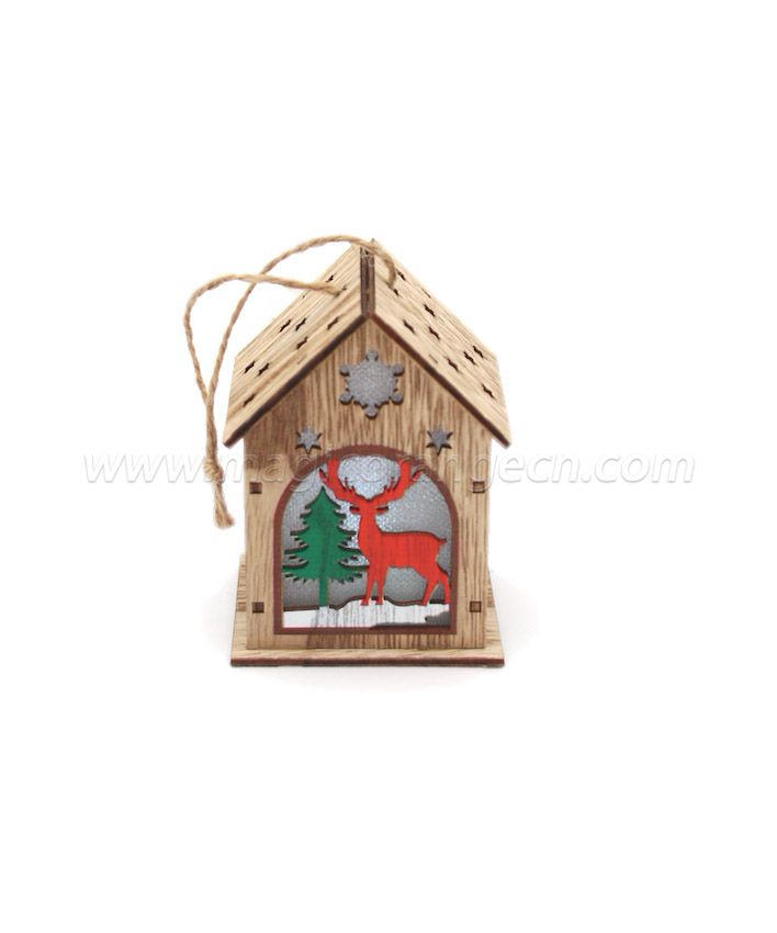 CM4007 Christmas decorate color house shape light