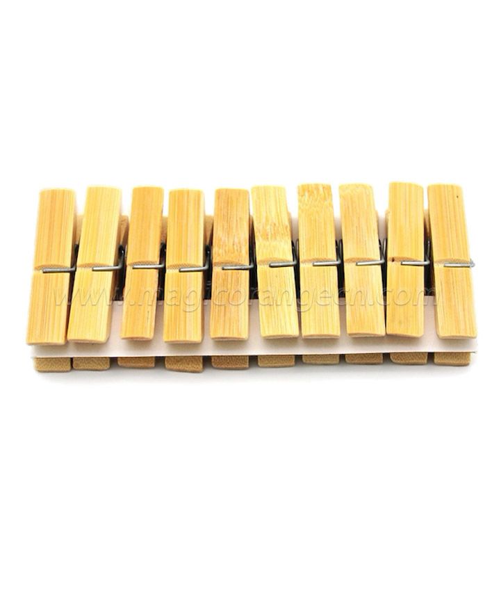 BBC1002 Bamboo Clothes 7.2cm Pegs