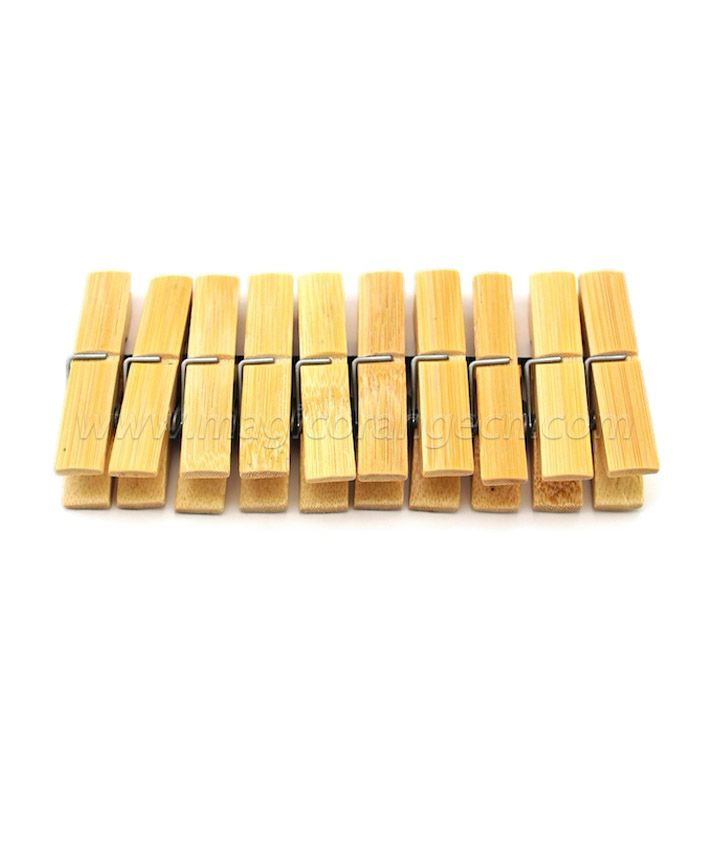 BBC1002 Bamboo Clothes 7.2cm Pegs