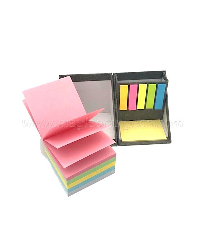 BK1034 Customized and Memo Pads Style Folding Cube Box Sticky Note Sets