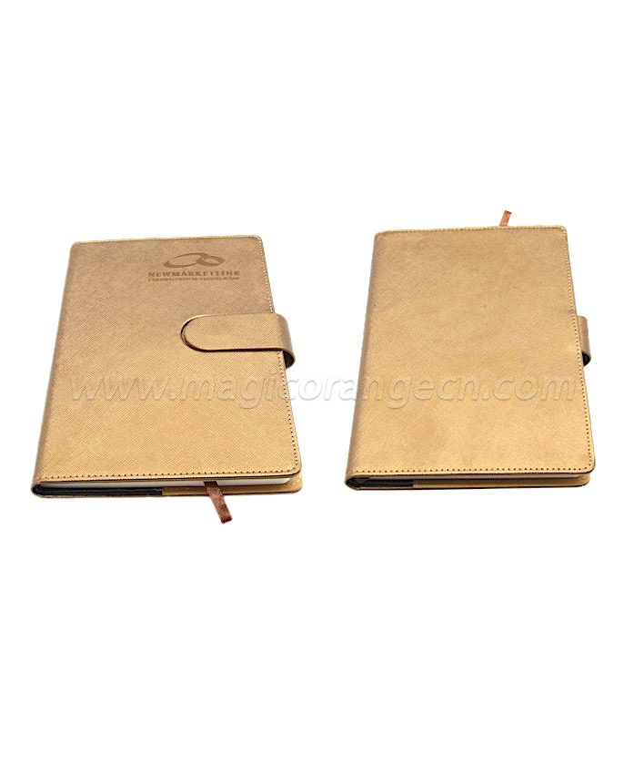 BK1012 Light Brown PU NoteBook