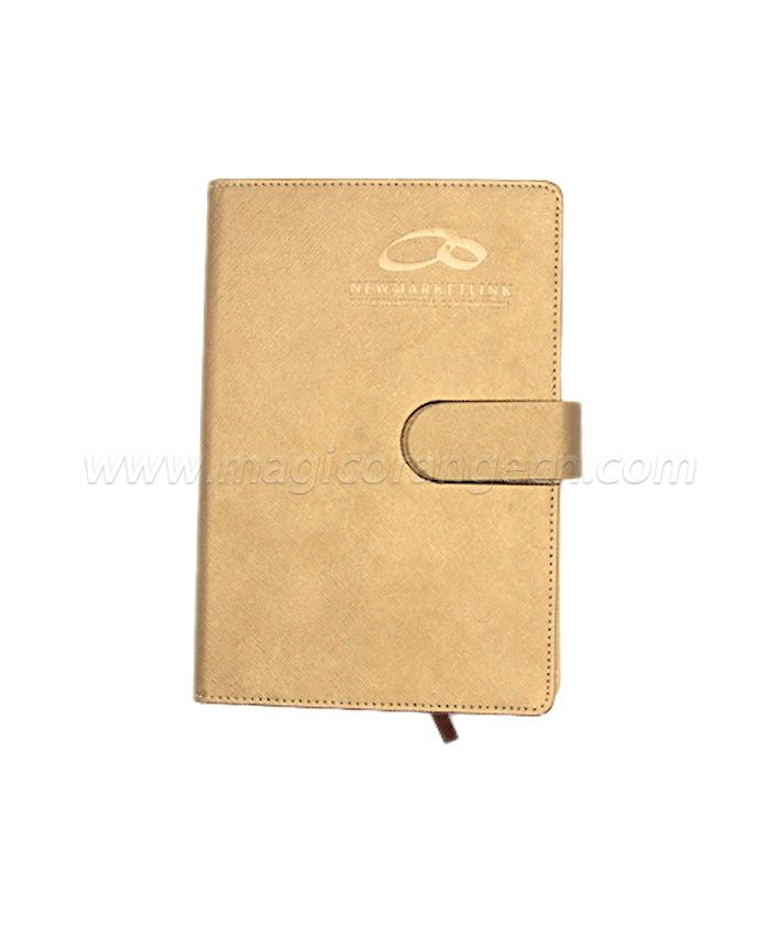 BK1012 Light Brown PU NoteBook