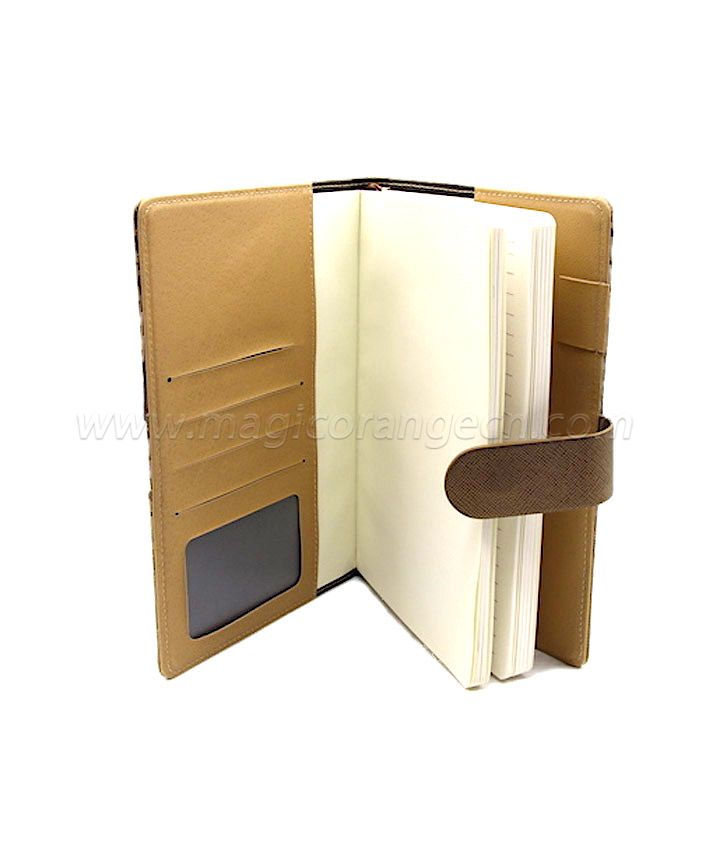 BK1012 Light Brown PU NoteBook