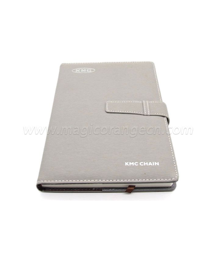 BK1015 Grey PU Meeting Book