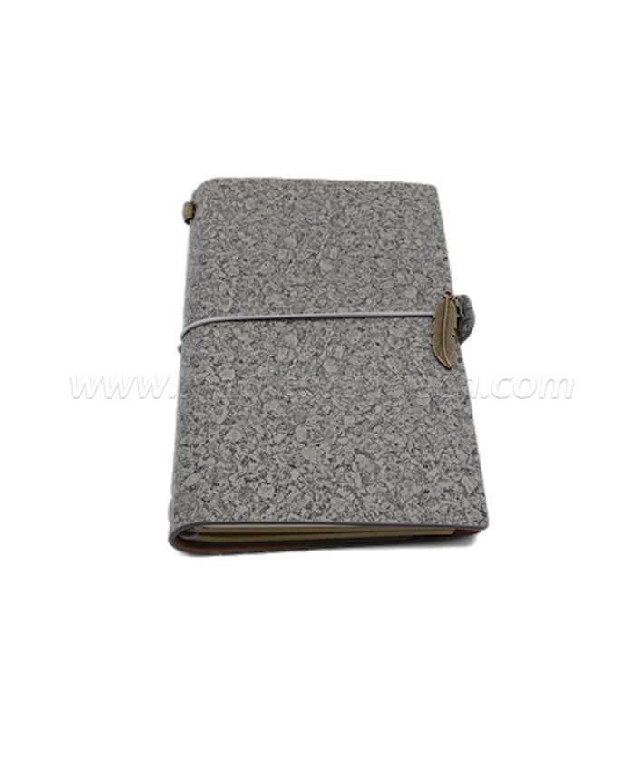 BK1007 Leaf design PU notebook