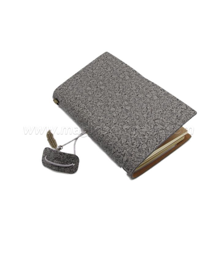 BK1007 Leaf design PU notebook