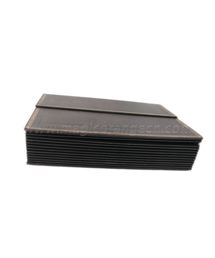 EX1002 100% Recycled Brown Expanding File Magnet Closure