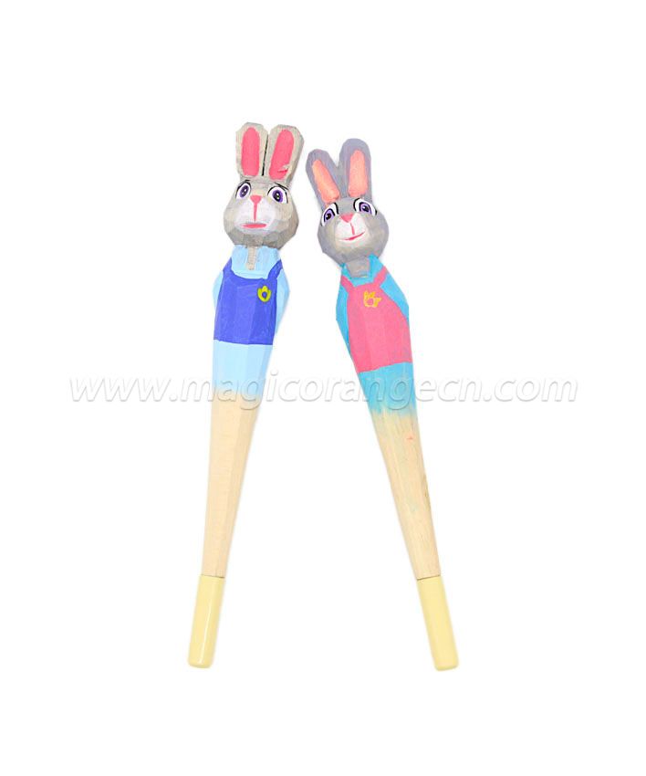 PN1065 Rabbit Wood Ball pen