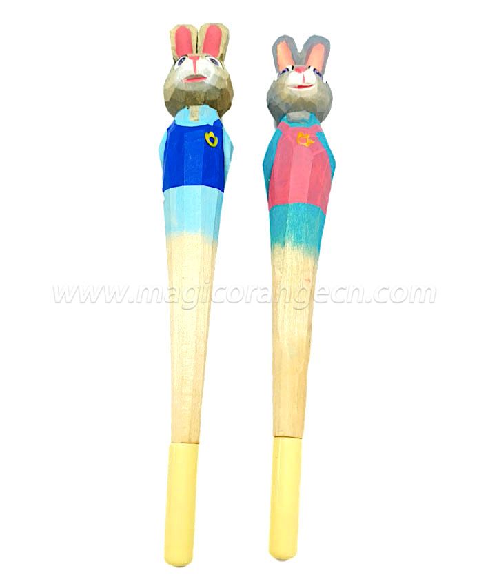 PN1065 Rabbit Wood Ball pen