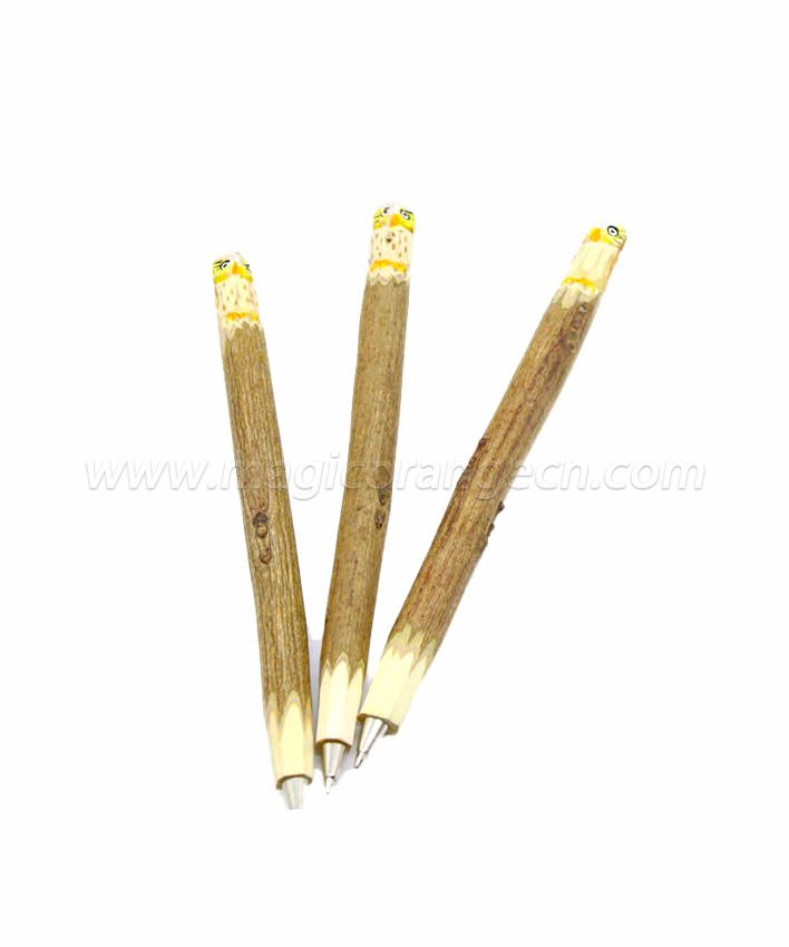 PN1012 Bird Wood Ball Pen