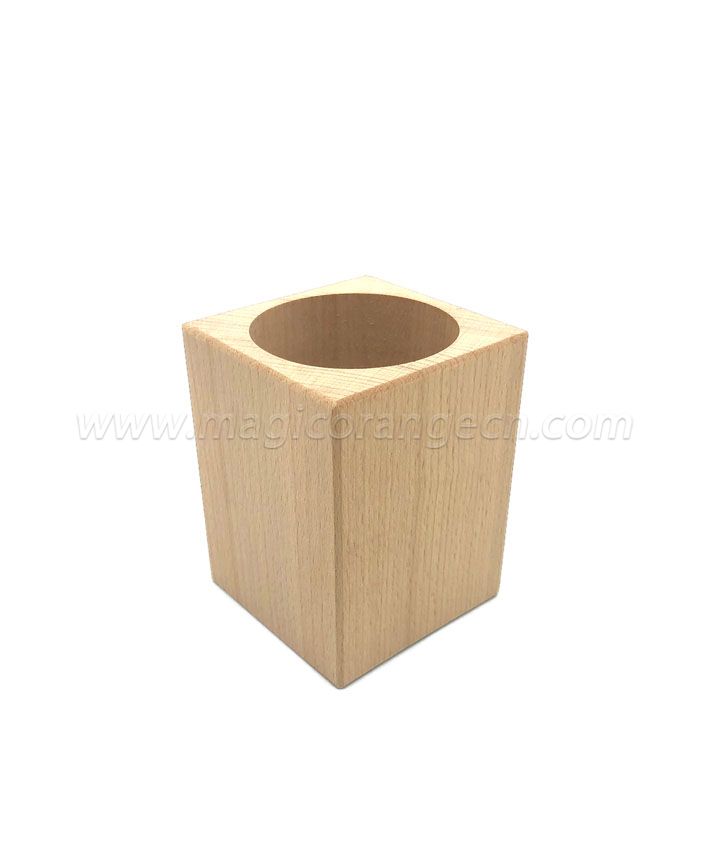 TL1003 Wooden pen holder natural color