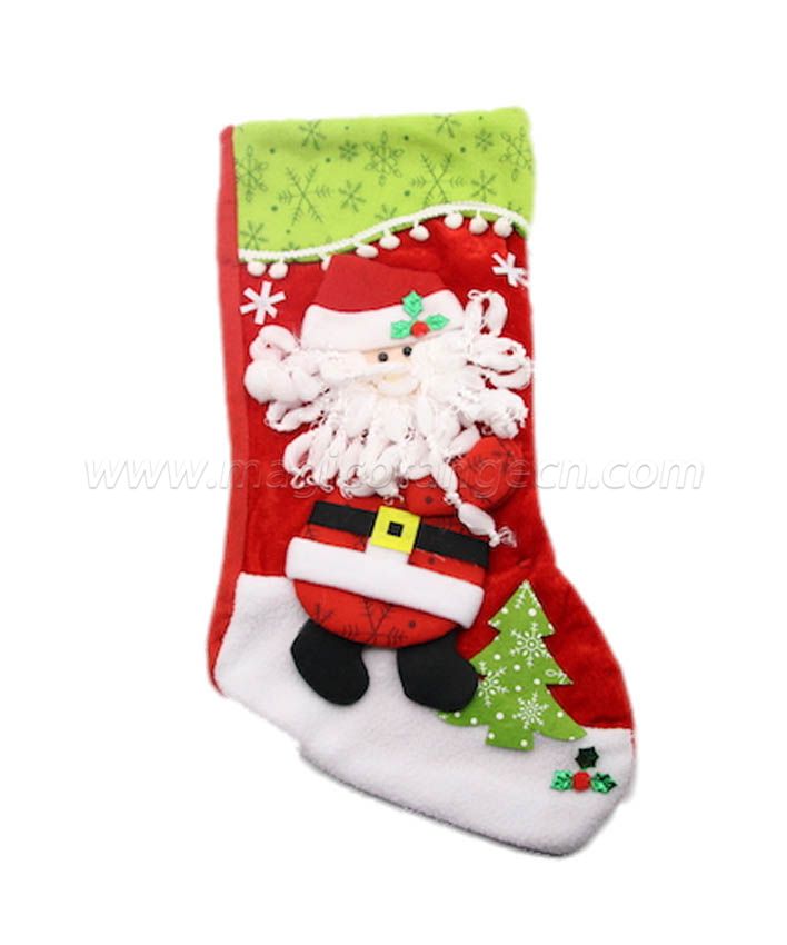 HPCM1010 Flannelette Christmas Stockings Ornament Family Decorations