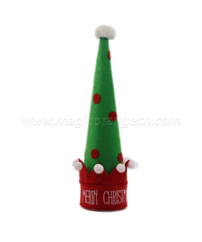 HPCM1013 Cute Christmas Hat Green and Red Felt material