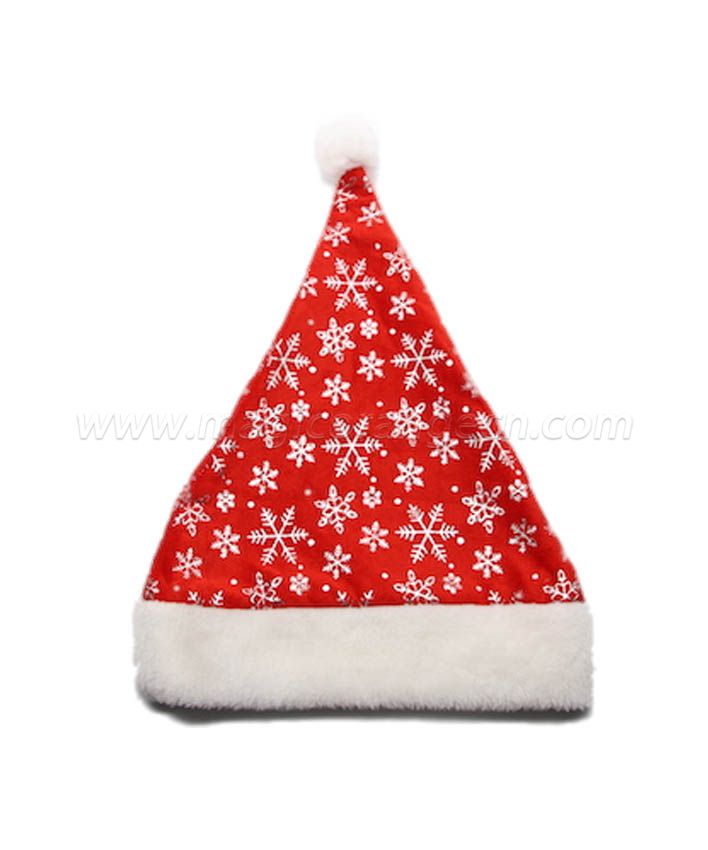 HPCM1023 Christmas Hat with silver foil pattern