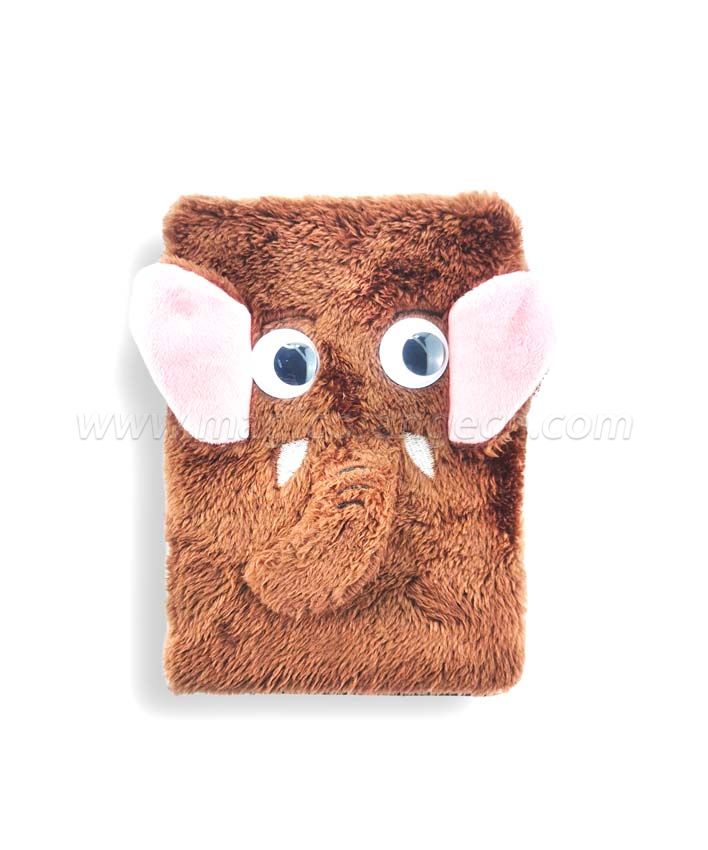 BK1046 Big eye Elephant small plush series notebook