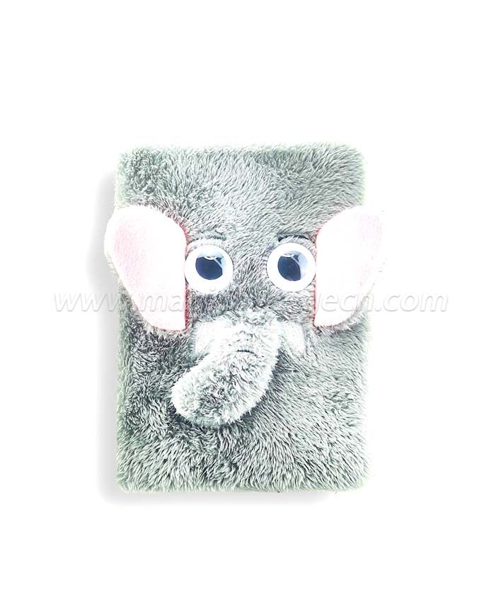 BK1046 Big eye Elephant small plush series notebook