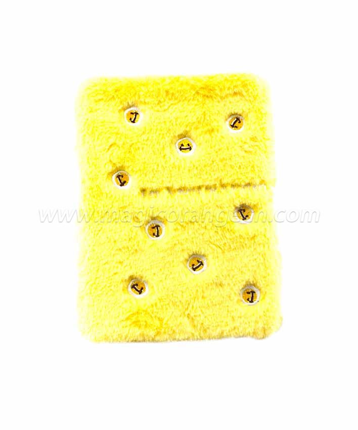 BK1055 Sun and Pan fried egg Plush Notebook, B6 Size