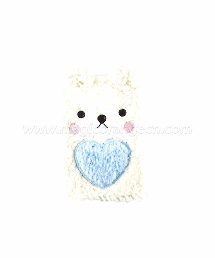 BK1056 Rabbit and Bear Plush Notebook B6 Size