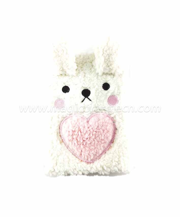 BK1056 Rabbit and Bear Plush Notebook B6 Size