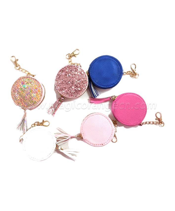 BG2019 Glitter PU Coin Purse with Metal Buckle