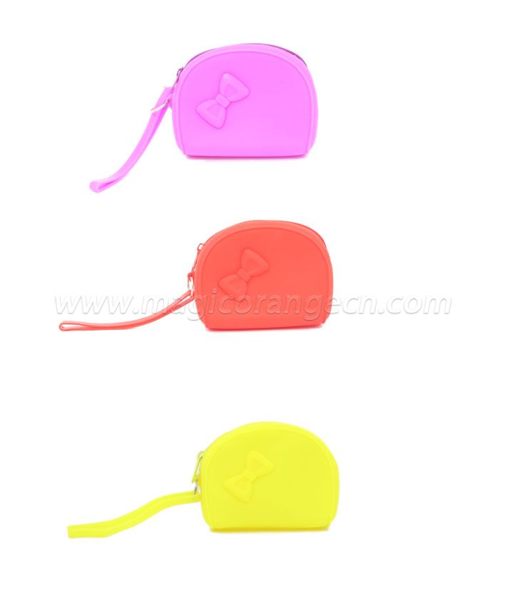 PL1031 Bowknot Cutie silicone Purse