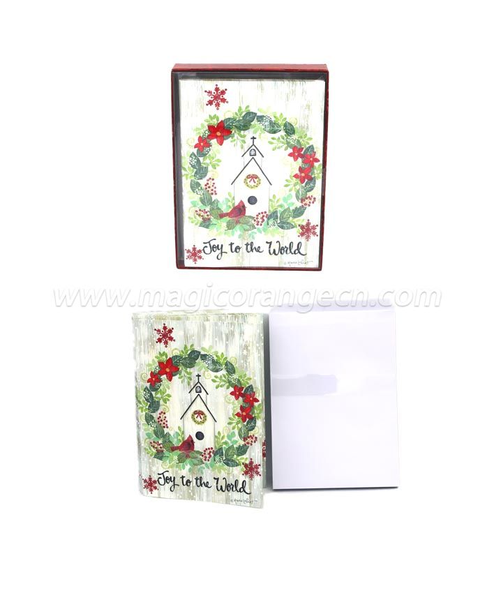 BK1059 Merry Christmas Greeting Cards Paper Large