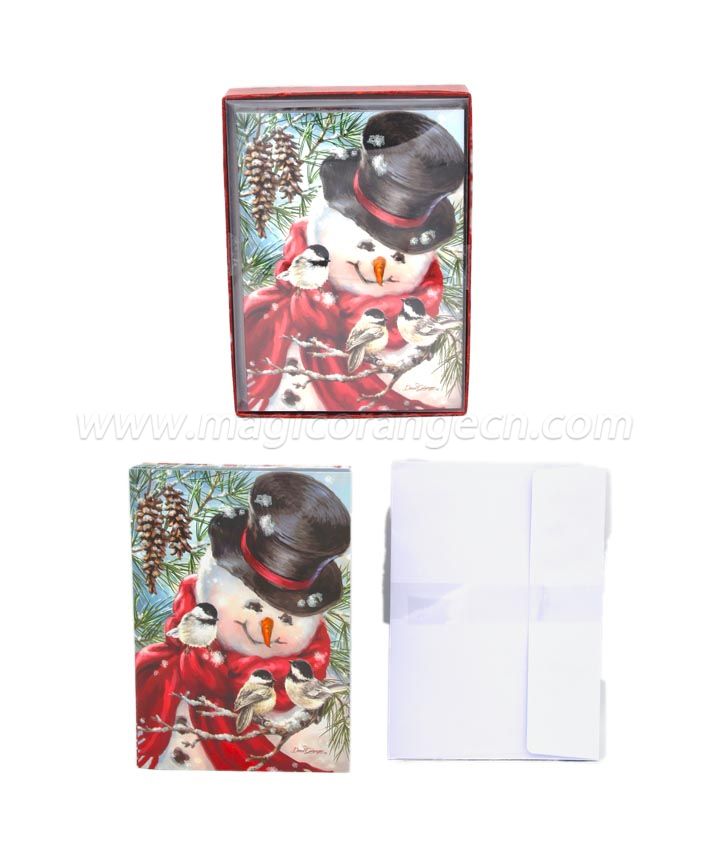 BK1059 Merry Christmas Greeting Cards Paper Large