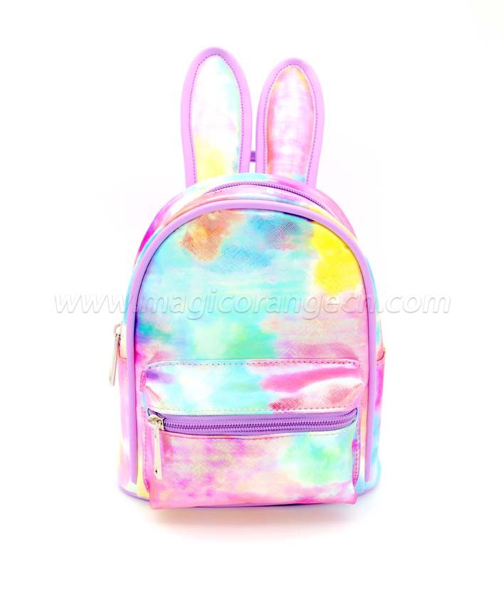 BG2036 Mini Rabbit Ear Backpack Waterproof PVC Shoulder Bag