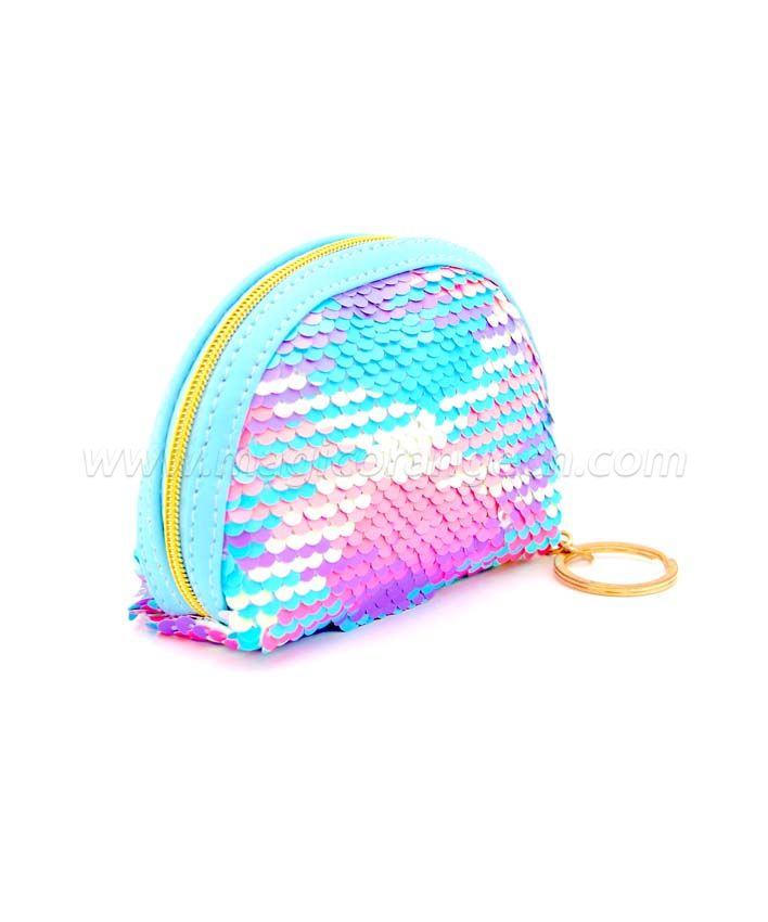 BG2041 Oval Sequin Mini Key Ring