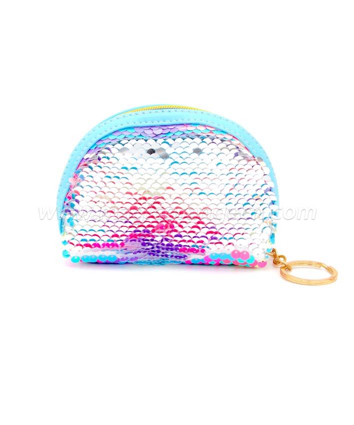 BG2041 Oval Sequin Mini Key Ring