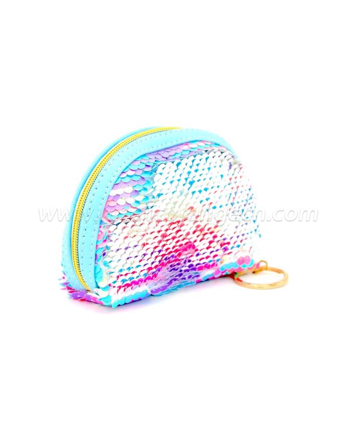 BG2041 Oval Sequin Mini Key Ring