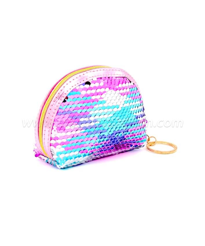 BG2041 Oval Sequin Mini Key Ring