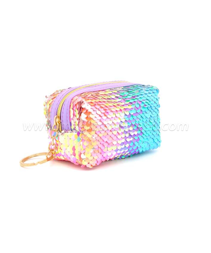 BG2042 Sequin  coin bag Mini Key Ring