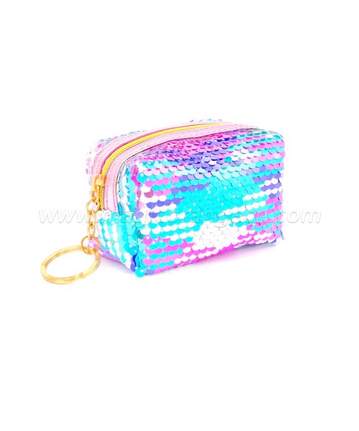 BG2042 Sequin  coin bag Mini Key Ring