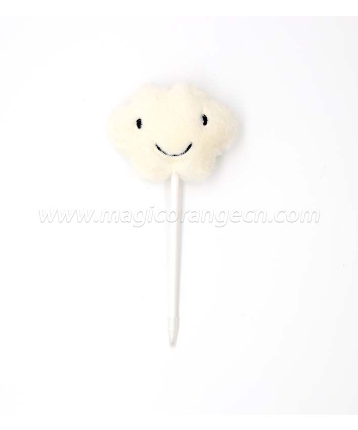 PN1351 Cute Cloud Gift Pen Colorful Fluffy Ball Pen