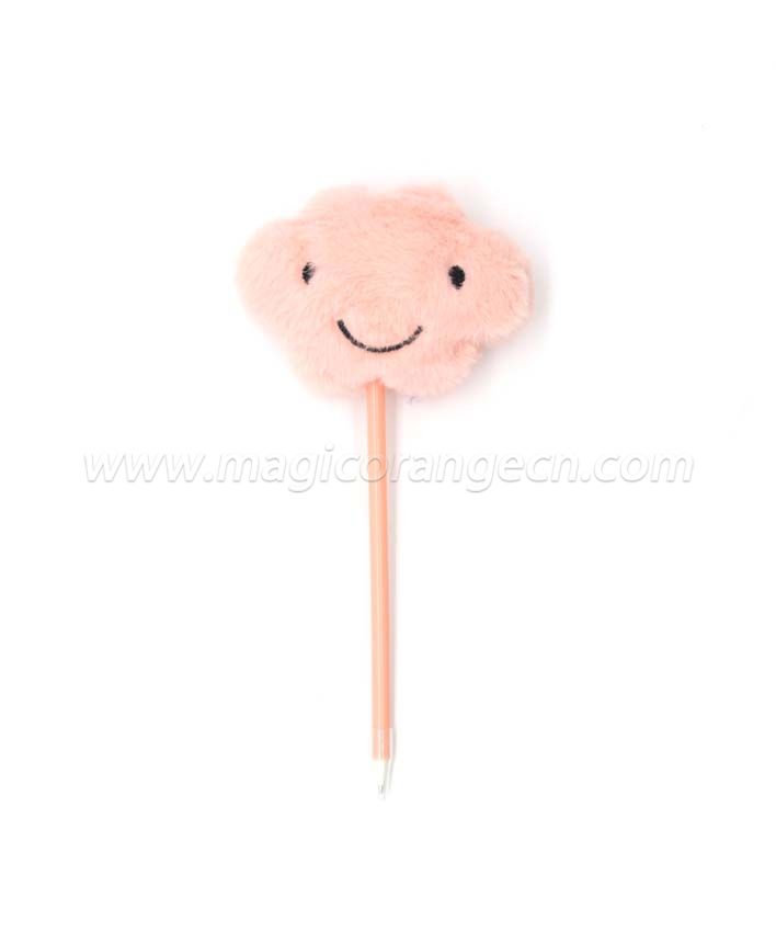 PN1351 Cute Cloud Gift Pen Colorful Fluffy Ball Pen