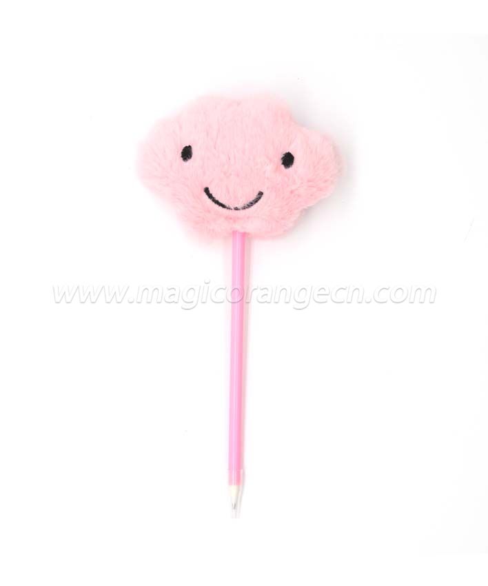 PN1351 Cute Cloud Gift Pen Colorful Fluffy Ball Pen