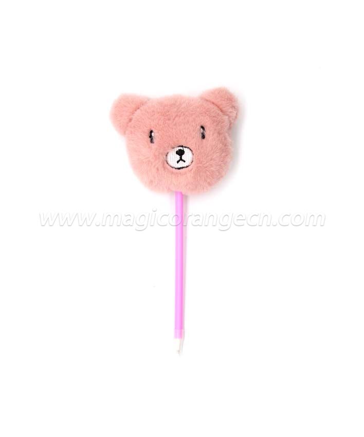 PN1352 Cute bear Gift Pen Colorful Fluffy Ball Pen