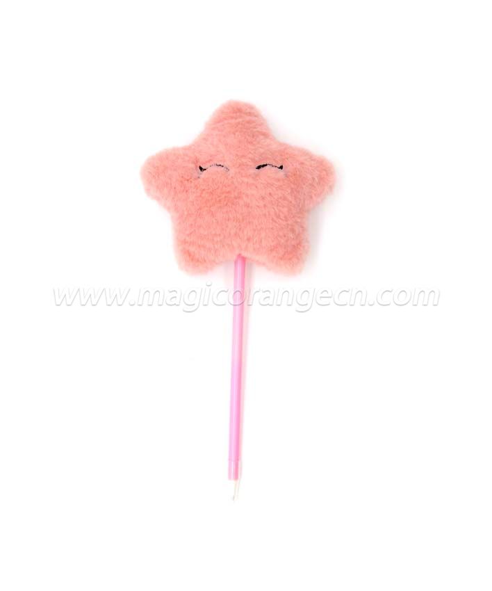 PN1354 Cute Star Gift Pen Colorful Fluffy Ball Pen