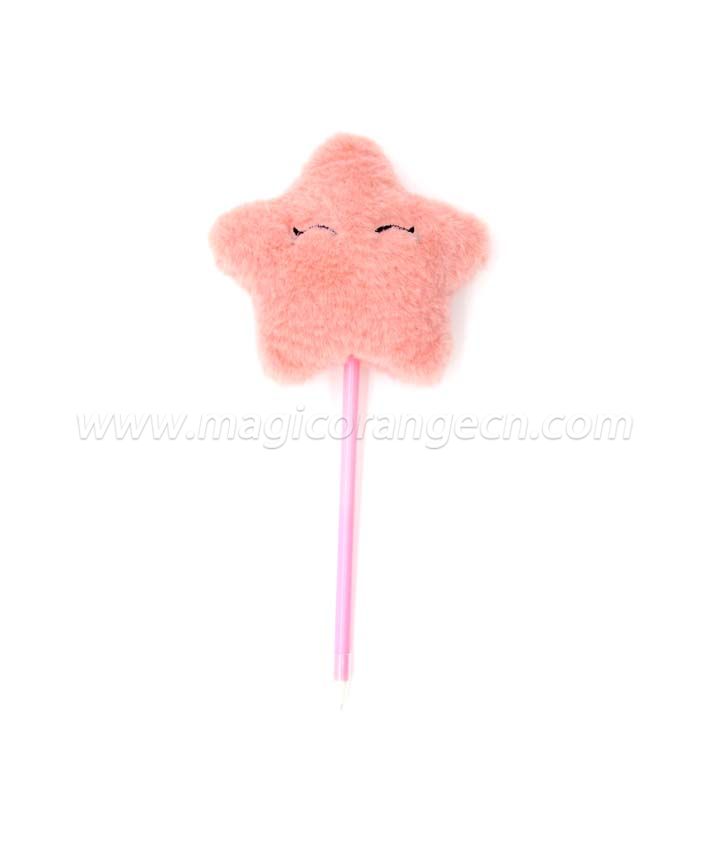 PN1354 Cute Star Gift Pen Colorful Fluffy Ball Pen