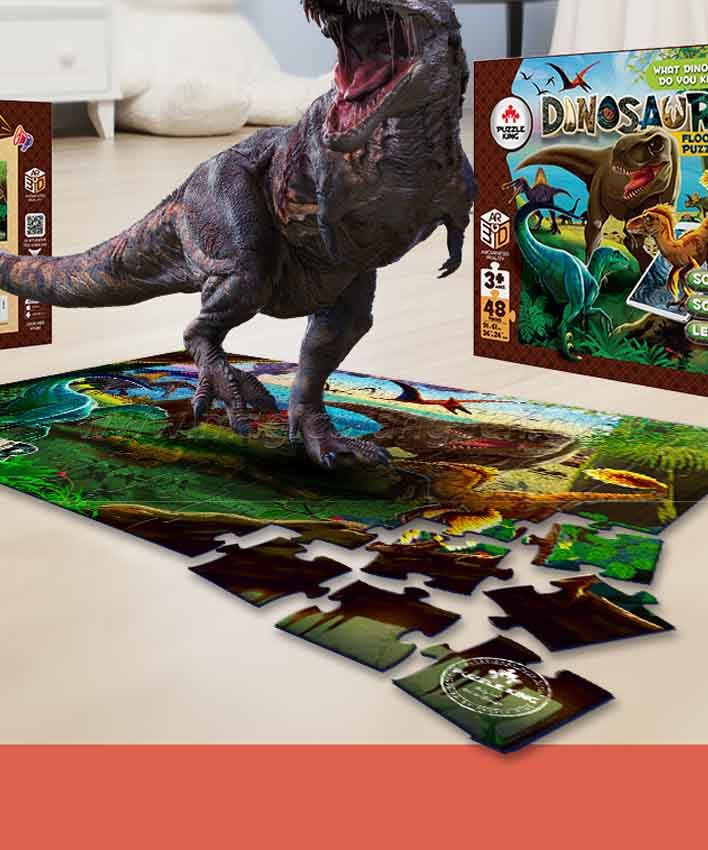 CTY1006 Dinosaur World AR Floor Puzzle