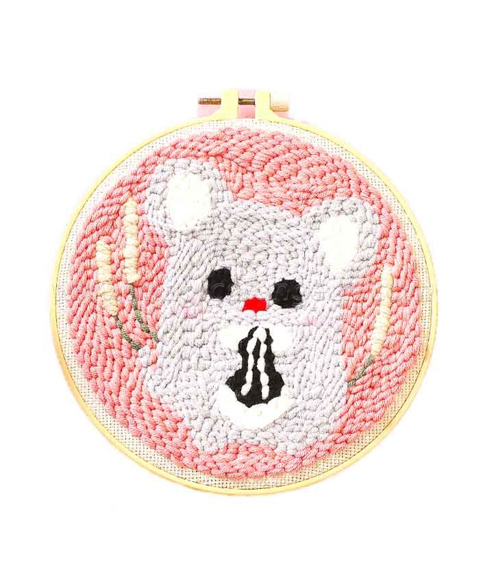 CTY100803 Mouse Punch Needle Embroidery Starter Kit