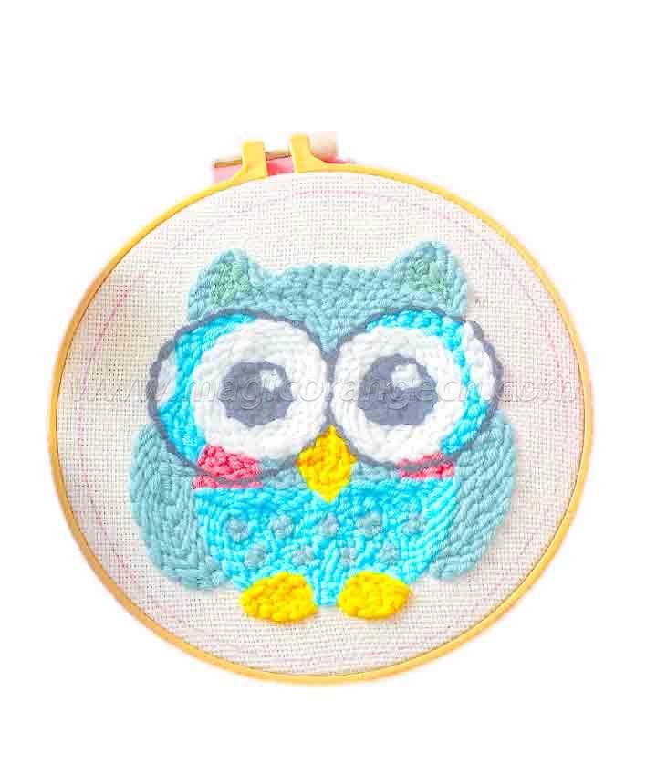 CTY100805 Owl Punch Needle Embroidery Starter Kit