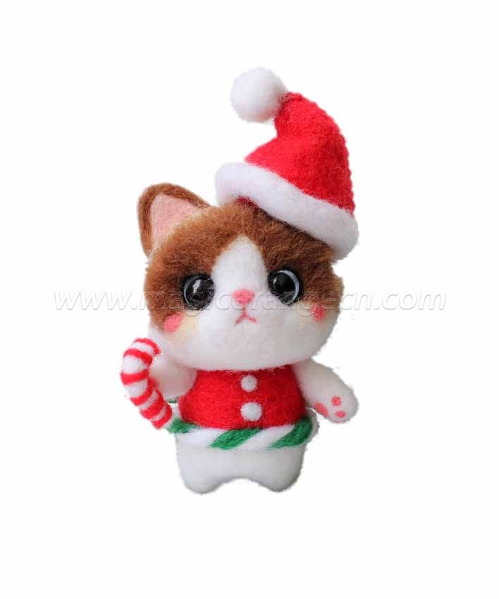 CTY101002 Chrismas Halloween Holiday Needle Felting Kit Handmade Animal Doll Needle Felting Wool Felting Kit