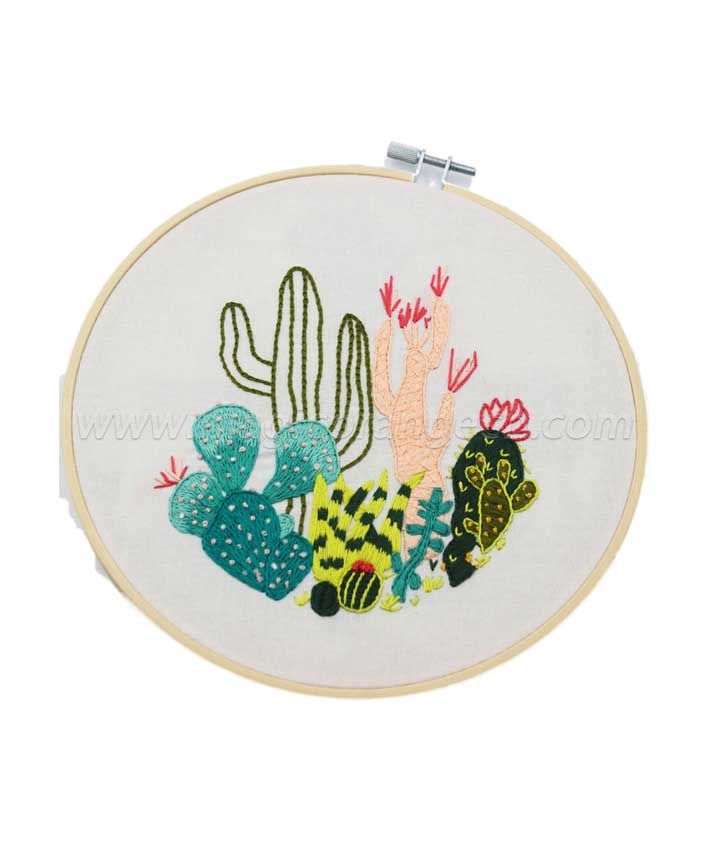 CTY100906 Botanical Gardens Embroidery Starter Kit with Pattern