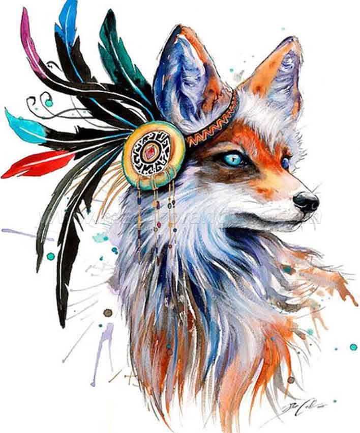 CTY101201 Color Animals DIY 5D Diamond Painting Kits for Adults Rhinestone Gem Art Painting Full Drill Round Diamond, Perfect for Home Wall Decorate