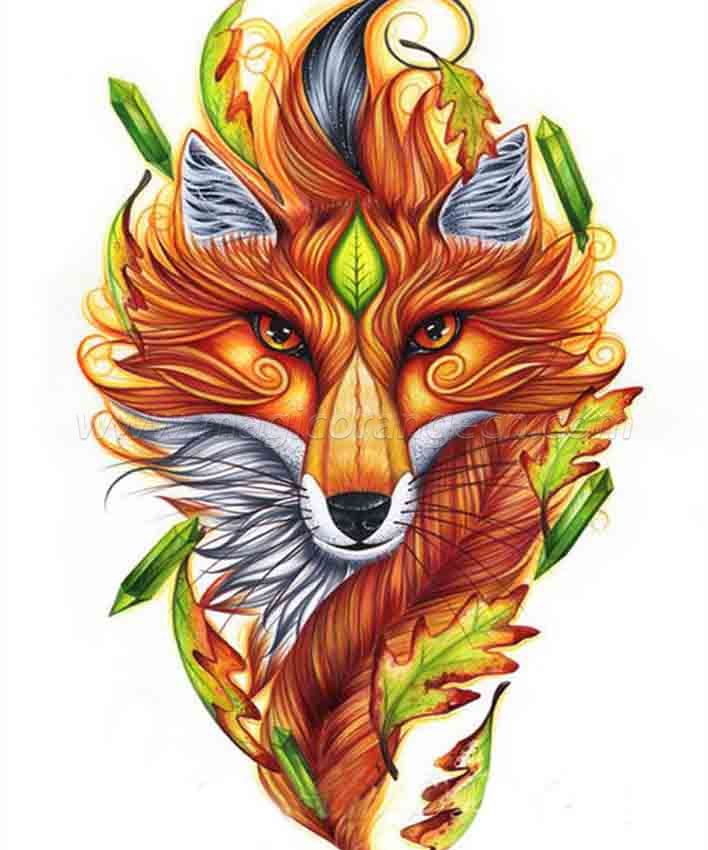CTY101201 Color Animals DIY 5D Diamond Painting Kits for Adults Rhinestone Gem Art Painting Full Drill Round Diamond, Perfect for Home Wall Decorate